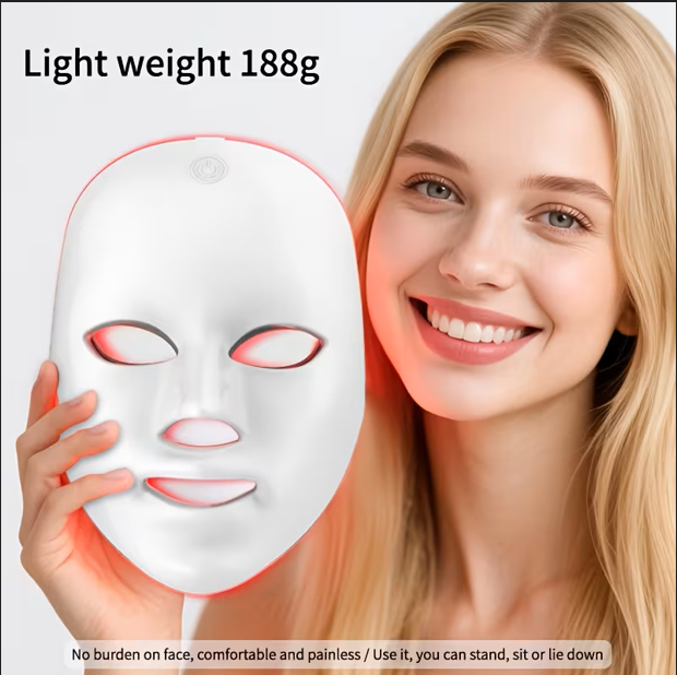 GlowLux LED Red Light Therapy Face Mask