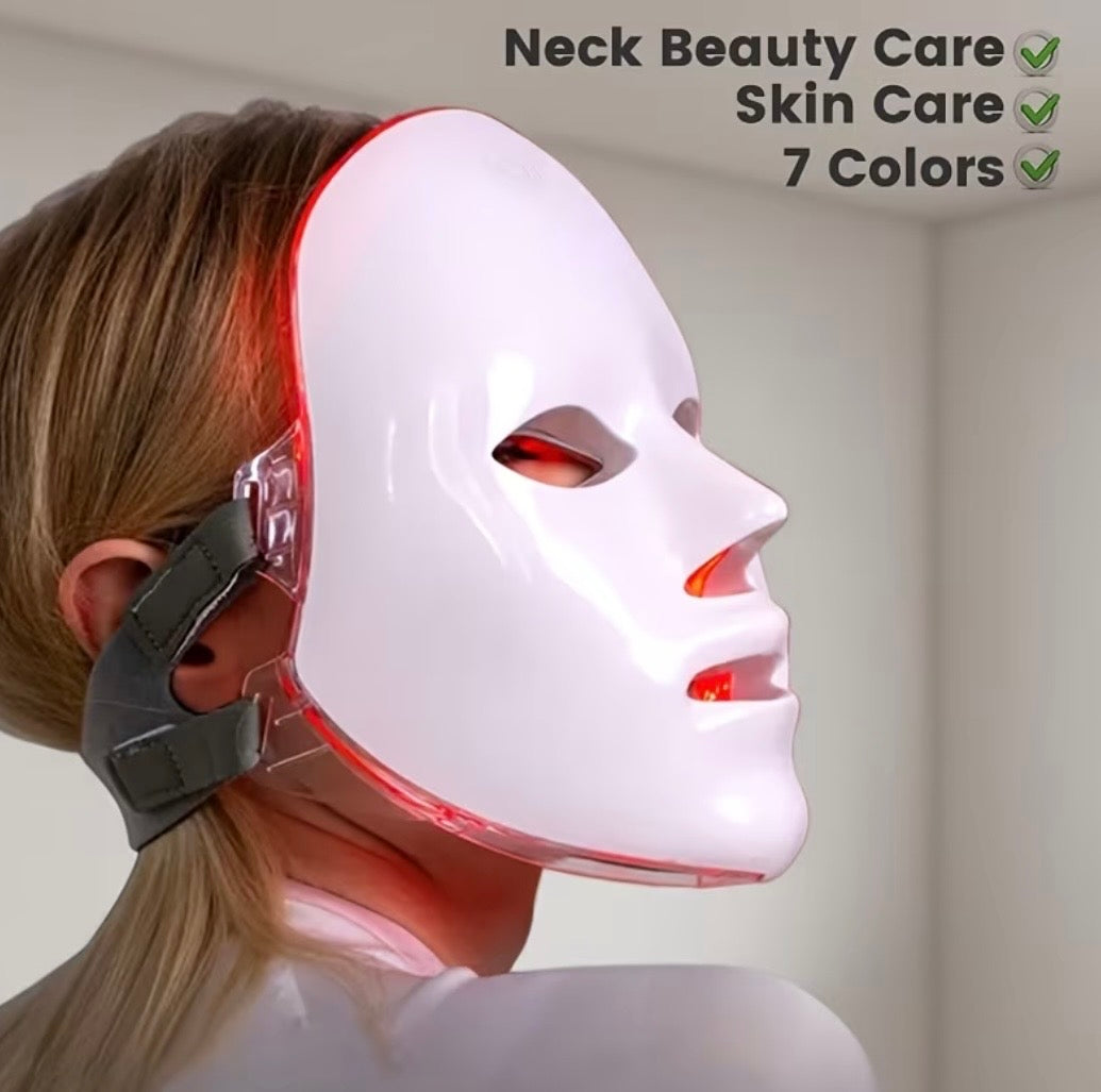 GlowLux LED Red Light Therapy Face Mask
